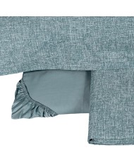 Completo lenzuola Fazzini Baco in raso di puro cotone