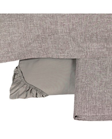 Completo lenzuola Fazzini Baco in raso di puro cotone