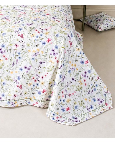 Copriletto matrimoniale 100% cotone piquet Neith art. Bianca