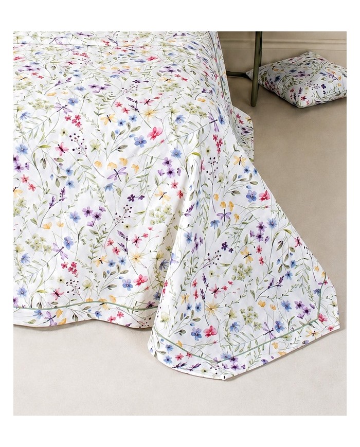 Copriletto matrimoniale 100% cotone piquet Neith art. Bianca