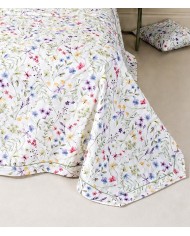 Copriletto matrimoniale 100% cotone piquet Neith art. Bianca