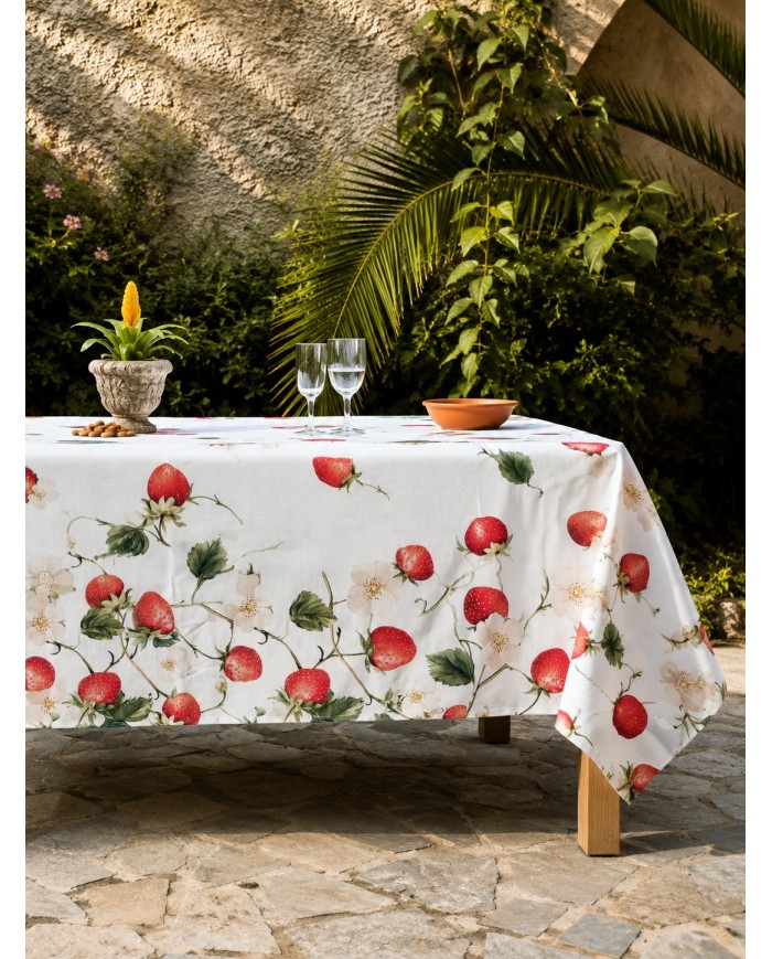 Tovaglia 100% cotone stampa digitale Spring dis. 07 - MISURE VARIE