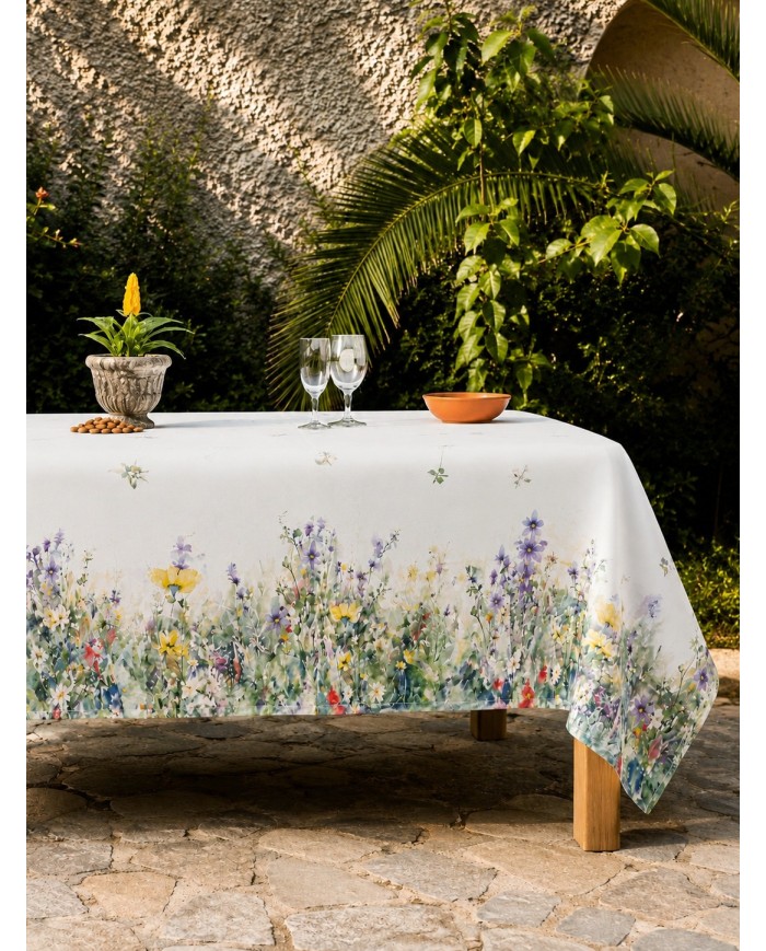 Tovaglia 100% cotone stampa digitale Spring dis. 01 - MISURE VARIE