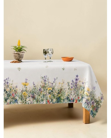 Tovaglia 100% cotone stampa digitale Spring dis. 01 - MISURE VARIE