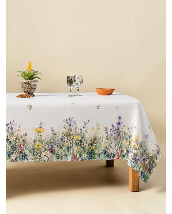 Tovaglia 100% cotone stampa digitale Spring dis. 01 - MISURE VARIE