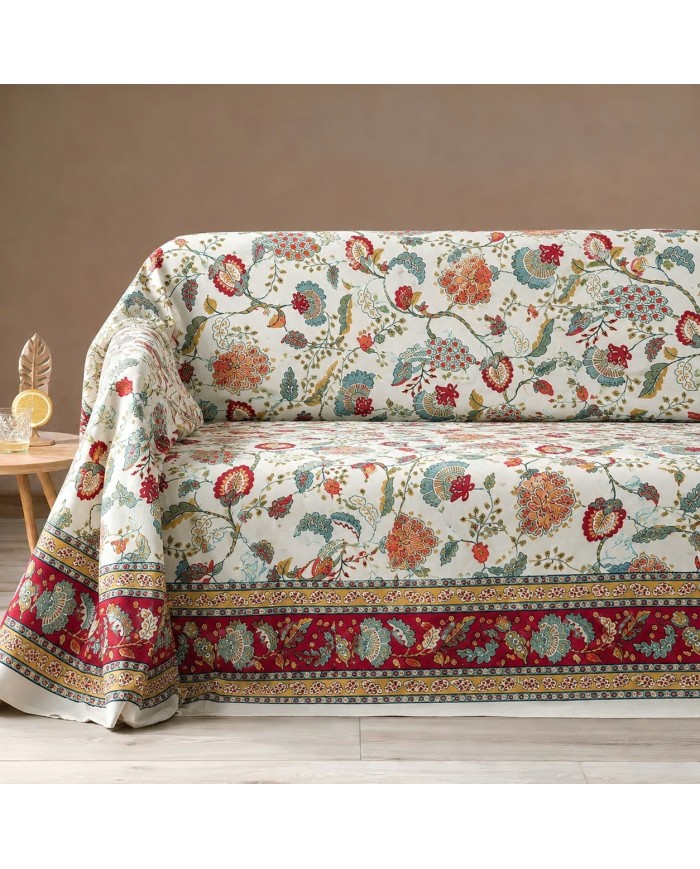Telo arredo foulard copritutto in cotone Camogli 250x260