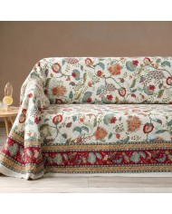 Telo arredo foulard copritutto in cotone Camogli 170x260