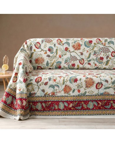 Telo arredo foulard copritutto in cotone Camogli 170x260