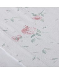 Completo lenzuola matrimoniale in flanella Caleffi Rosa