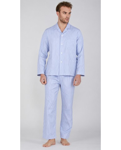 Pigiama classico 100% cotone aperto avanti Pier Mori's art. 02165
