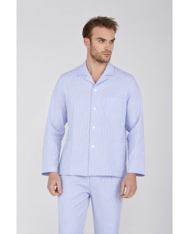 Pigiama classico 100% cotone aperto avanti Pier Mori's art. 02165