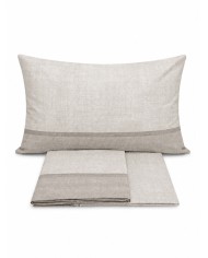Completo lenzuola piazza e mezza 100% cotone Tessitura Zambaiti art. Switch 3524