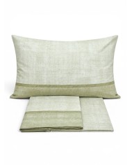 Completo lenzuola piazza e mezza 100% cotone Tessitura Zambaiti art. Switch 3524