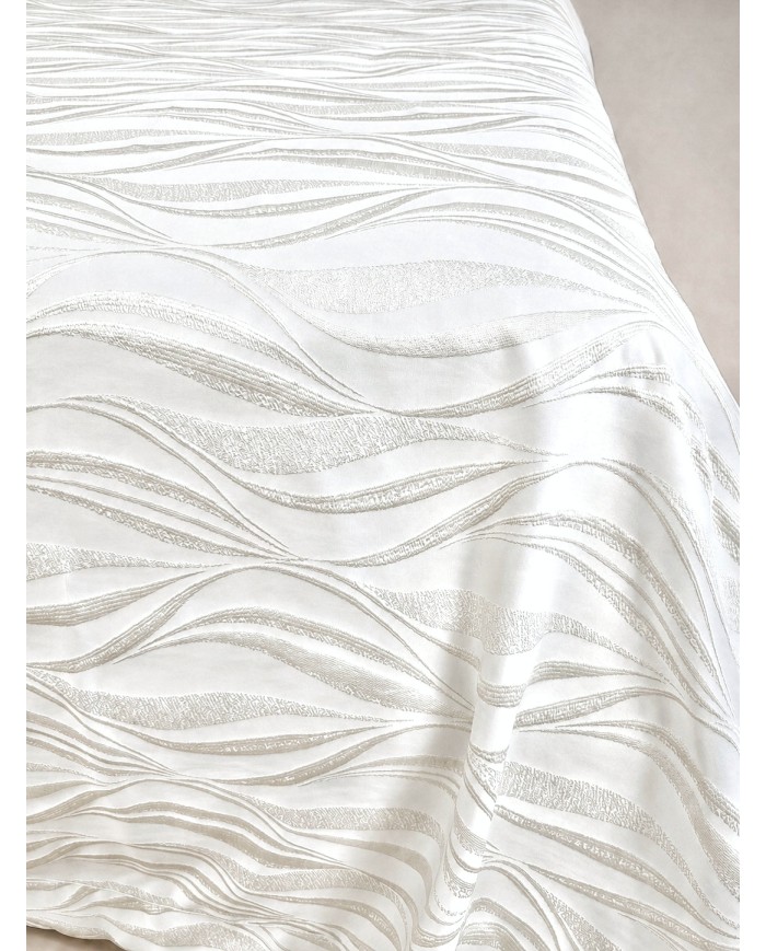 Copriletto matrimoniale 100% cotone jacquard Nada Carrara art. Marina