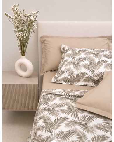Completo lenzuola matrimoniale 100% cotone 4 FEDERE Neith Lince