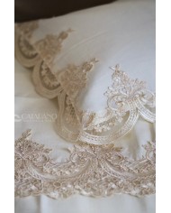Parure lenzuola matrimoniale Pizzo Rebrodè art. 2116