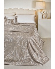 Copriletto matrimoniale in raso jacquard Carezze art. Gioia