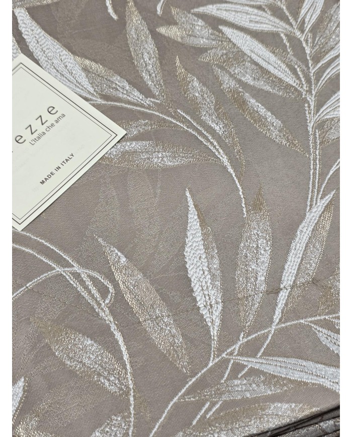 Copriletto matrimoniale in raso jacquard Carezze art. Gioia