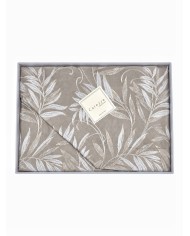 Copriletto matrimoniale in raso jacquard Carezze art. Gioia