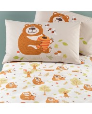 Completo lenzuola letto singolo Caleffi Boschetto