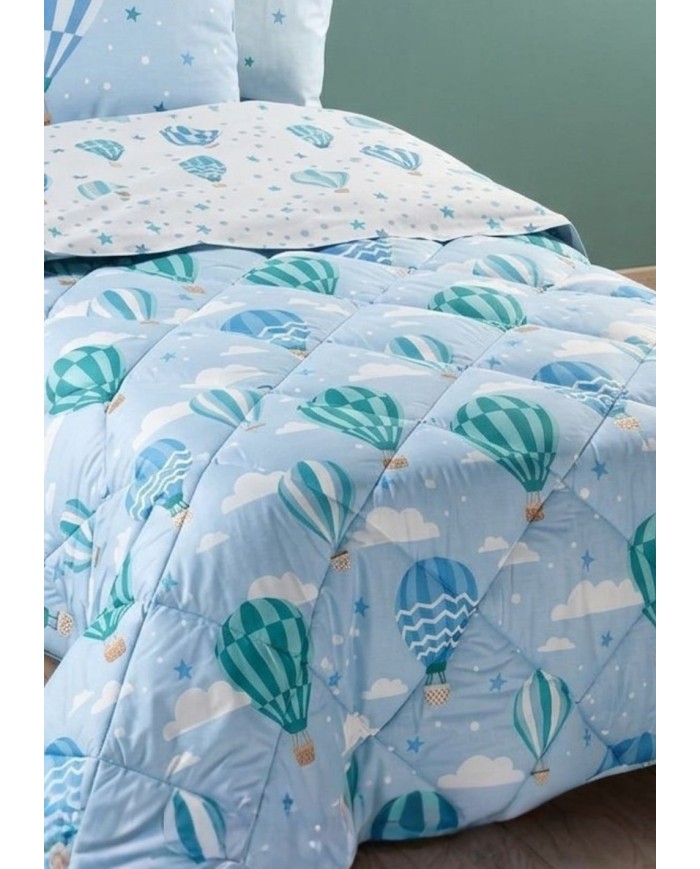 Trapunta invernale in cotone letto singolo Caleffi Star