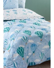 Trapunta invernale in cotone letto singolo Caleffi Star