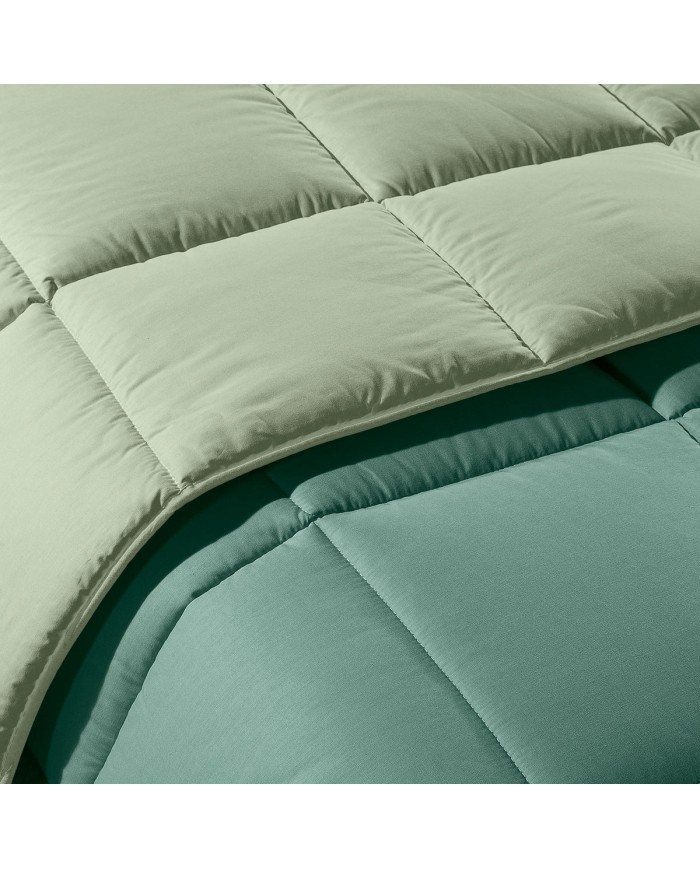 Trapunta letto singolo in cotone Caleffi Bicolor