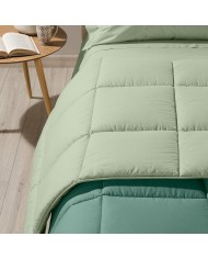 Trapunta letto singolo in cotone Caleffi Bicolor