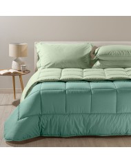 Trapunta letto singolo in cotone Caleffi Bicolor