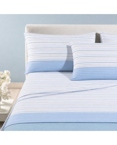 Completo lenzuola letto singolo Nisida - MADE IN ITALY