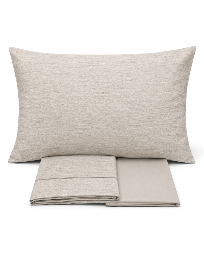 Completo lenzuola matrimoniale 100% cotone Jolly Volga