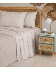 Completo lenzuola letto singolo 100% cotone Jolly Volga
