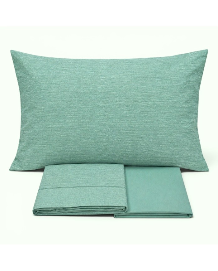 Completo lenzuola letto singolo 100% cotone Jolly Volga