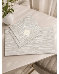 Set 3 centri in raso jacquard Carezze art. Nuria