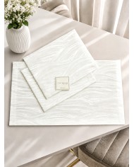 Set 3 centri in raso jacquard Carezze art. Nuria