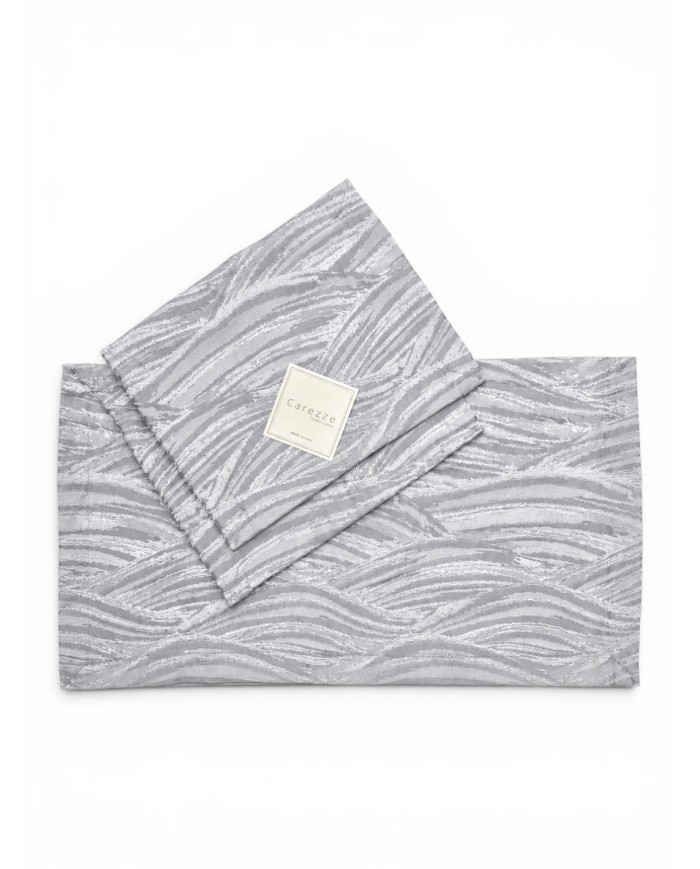 Set 3 centri in raso jacquard Carezze art. Nuria