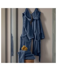 Accappatoio unisex in spugna di puro cotone FAZZINI art. Square