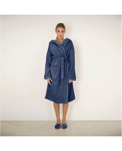Accappatoio unisex in spugna di puro cotone FAZZINI art. Square