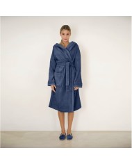 Accappatoio unisex in spugna di puro cotone FAZZINI art. Square