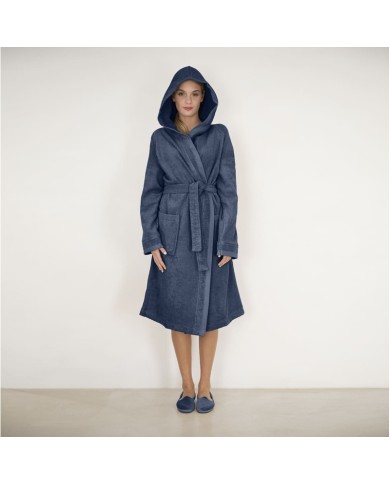 Accappatoio unisex in spugna di puro cotone FAZZINI art. Square