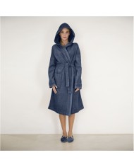 Accappatoio unisex in spugna di puro cotone FAZZINI art. Square