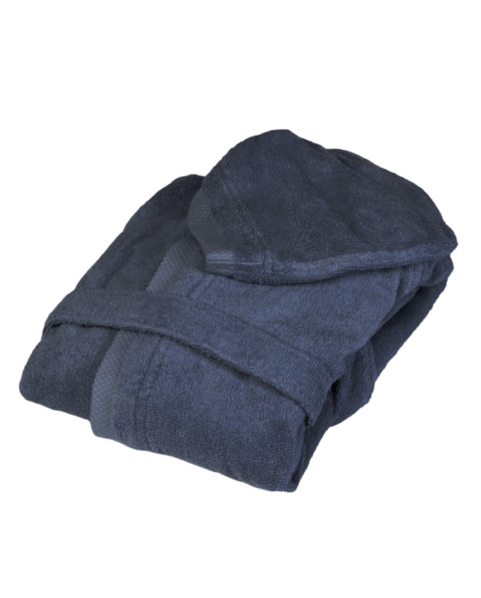 Accappatoio unisex in spugna di puro cotone FAZZINI art. Square