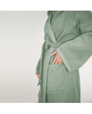 Accappatoio unisex in spugna di puro cotone FAZZINI art. Square