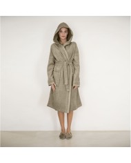 Accappatoio unisex in spugna di puro cotone FAZZINI art. Square