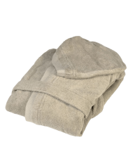 Accappatoio unisex in spugna di puro cotone FAZZINI art. Square