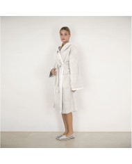 Accappatoio unisex in spugna di puro cotone FAZZINI art. Square