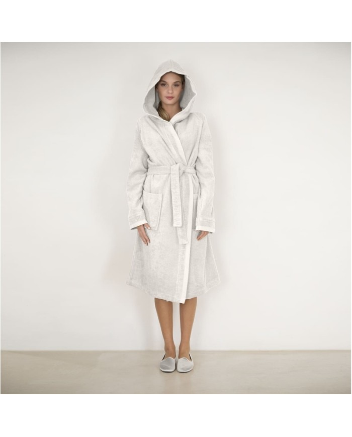 Accappatoio unisex in spugna di puro cotone FAZZINI art. Square