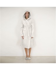 Accappatoio unisex in spugna di puro cotone FAZZINI art. Square
