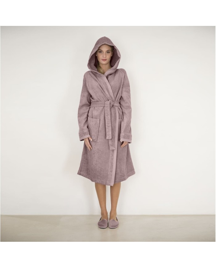 Accappatoio unisex in spugna di puro cotone FAZZINI art. Square