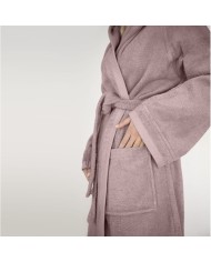 Accappatoio unisex in spugna di puro cotone FAZZINI art. Square
